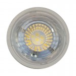 LED Spotlight - 7W GU10 Grey Plastic With Lens Warm White/4500K/White 38° 550 lm